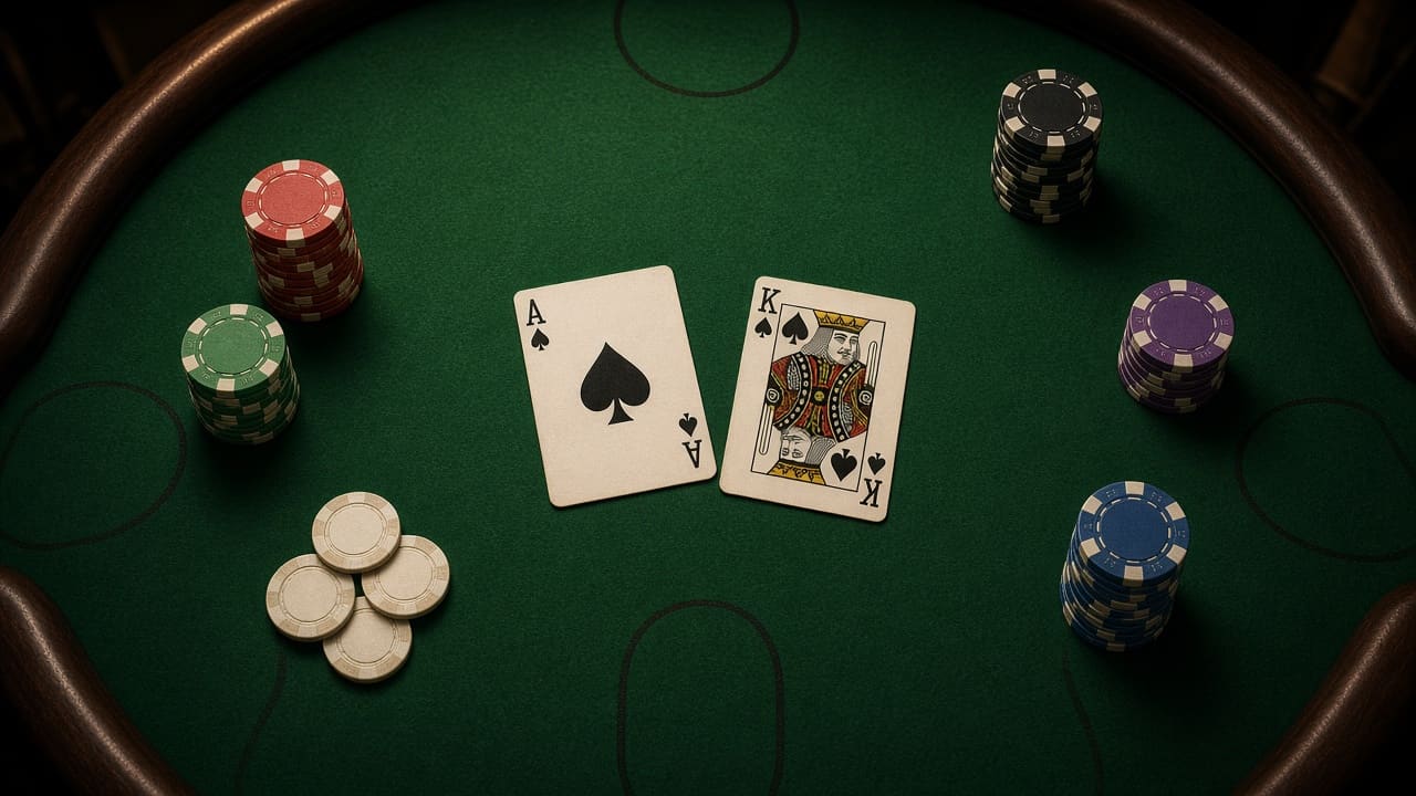 Live blackjack -pöytä